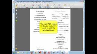 How to Make a Tea Size Folder DIY Wedding Program