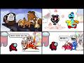 Mini Crewmate Kills Steal a Brainrot Characters | Among Us
