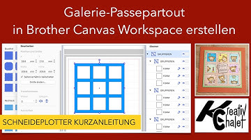 Brother Canvas Workspace: Passepartout erstellen
