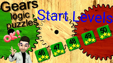 Gears logic puzzles, Start Levels 46,47,48,49,50