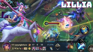 WILD RIFT LILLIA IS S TIER AFTER THE BUFF! Wild Rift Lillia Gameplay