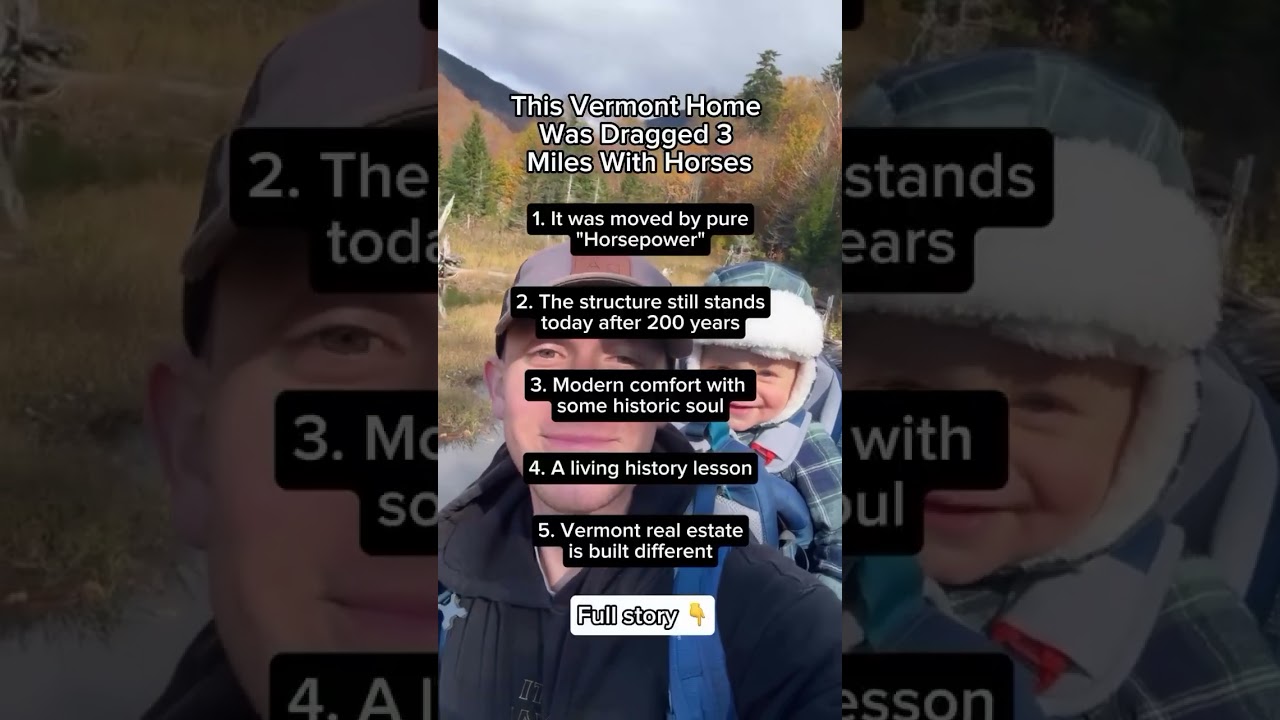 🐴 Picture this: In the 1800s, a family needed to move their entire home through dense woods and