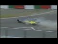 Japan 2001 kimi rikknen and jean alesi huge crash long version