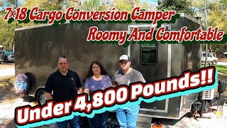 A Cargo Conversion Camper Built For Comfort Yet Spacious