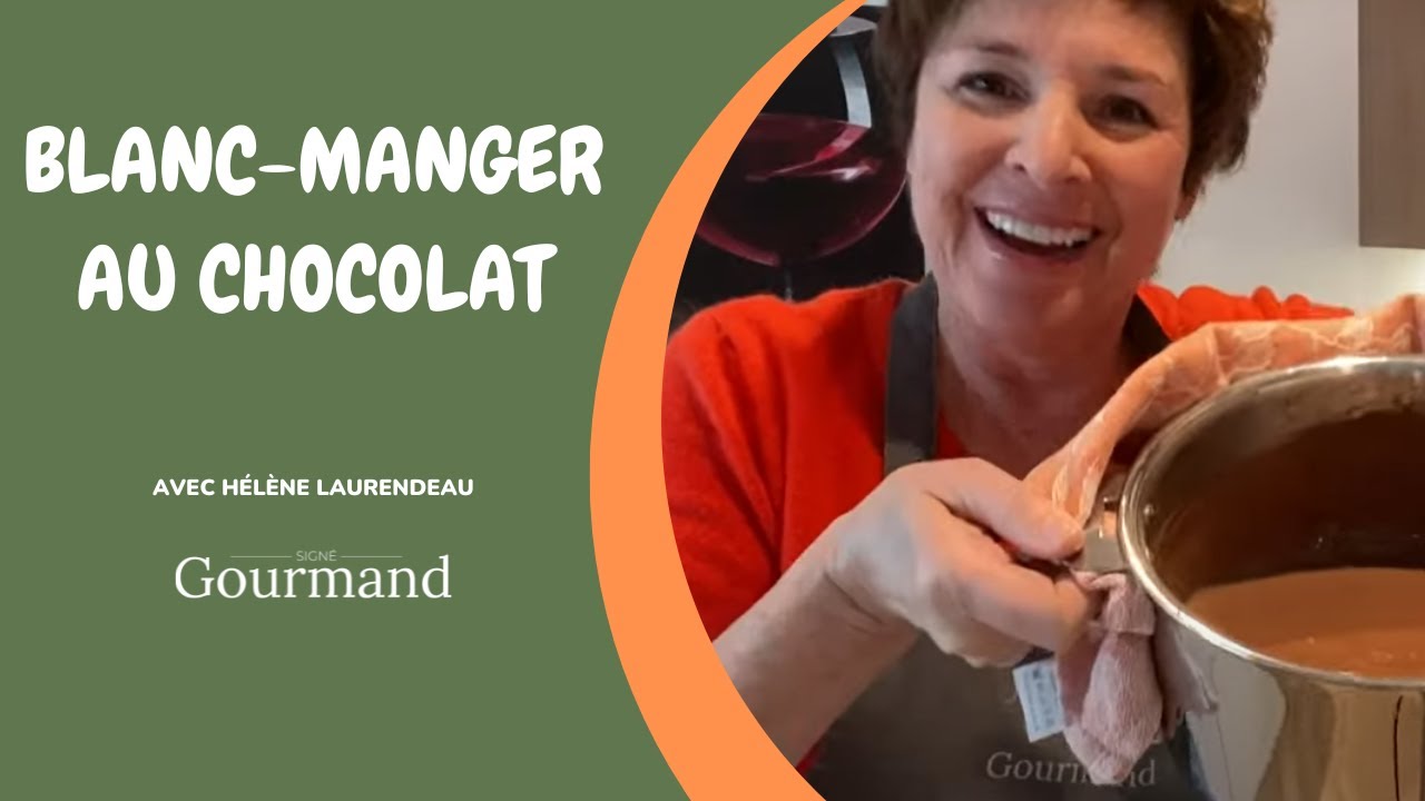 RECETTE DE BLANC-MANGER (ou blanc mange) AU CHOCOLAT