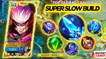95% WINRATE!! XAVIER SOLO RANKED NEW META SUPER SLOW BUILD 😱 | XAVIER TIPS & GUIDE | XAVIER MLBB