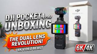 DJI Osmo Pocket 4 Pro Unboxing: The DUAL LENS Revolution!
