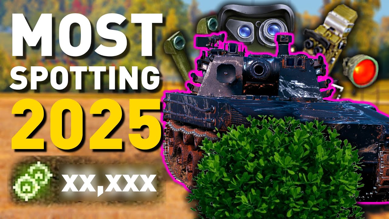 MOST SPOTTING in 2025 in World of Tanks!!!