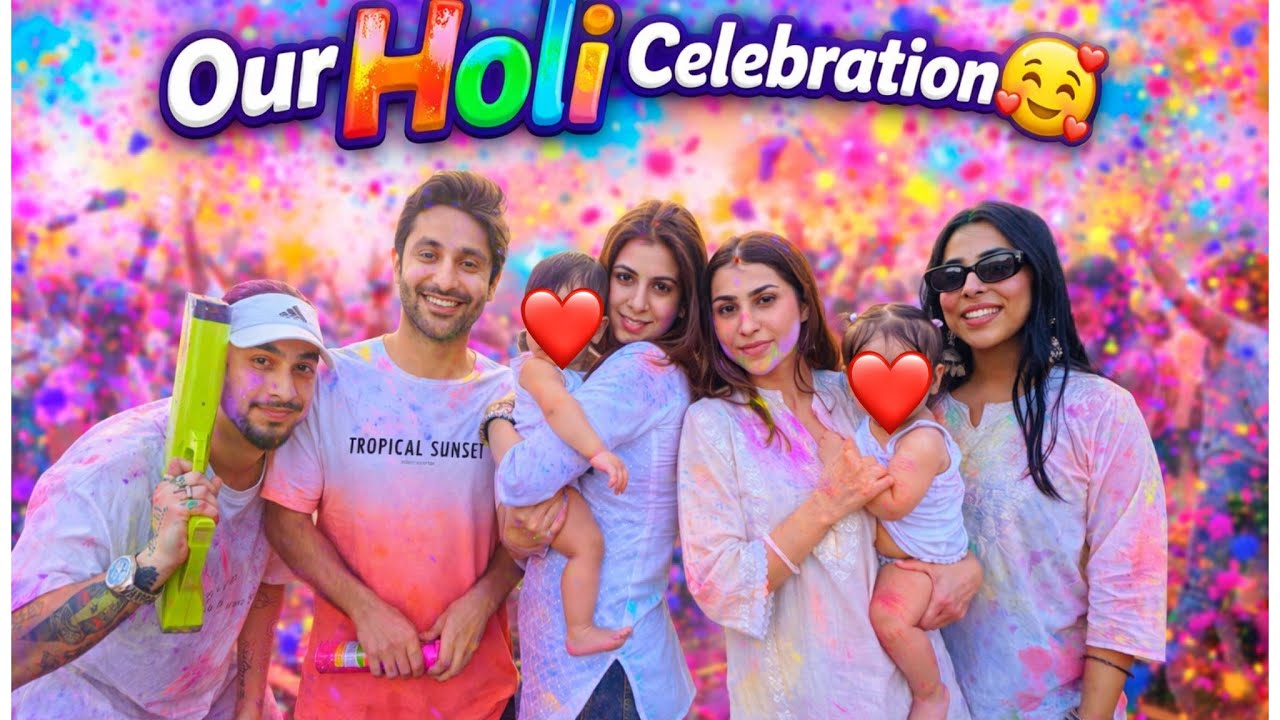 OUR HOLI CELEBRATION ❤️ || jaigo gill vlogs