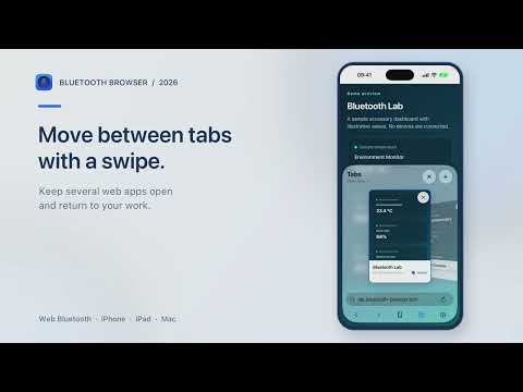 Bluetooth Browser — Web Bluetooth on iPhone, iPad & Mac | Shipaton 2026