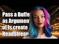 How to pass a Buffer as argument of fs.createReadStream