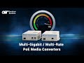 New multigigabit and poe media converters