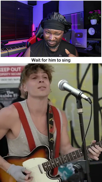 Wait for him to sing😍