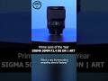 Best Prime Lens - Sigma 50mm F1.4 DG DN Art! #APAwards2024