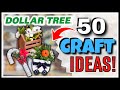 50+ DOLLAR TREE DIY Craft Ideas | Amazing BEFORE &amp; AFTER Photos WITH Tutorials | Watch Before Going!