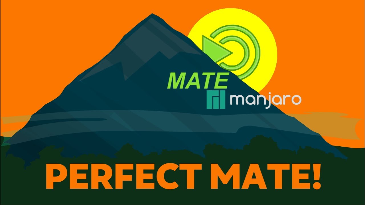 What can a modern distribution like Manjaro add to a traditional desktop like Mate?