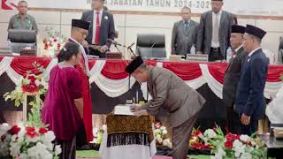 Rapat Paripurna Pengucapan Sumpah/Janji Pimpinan DPRD Kabupaten Ende Masa Jabatan Tahun 2024-2029