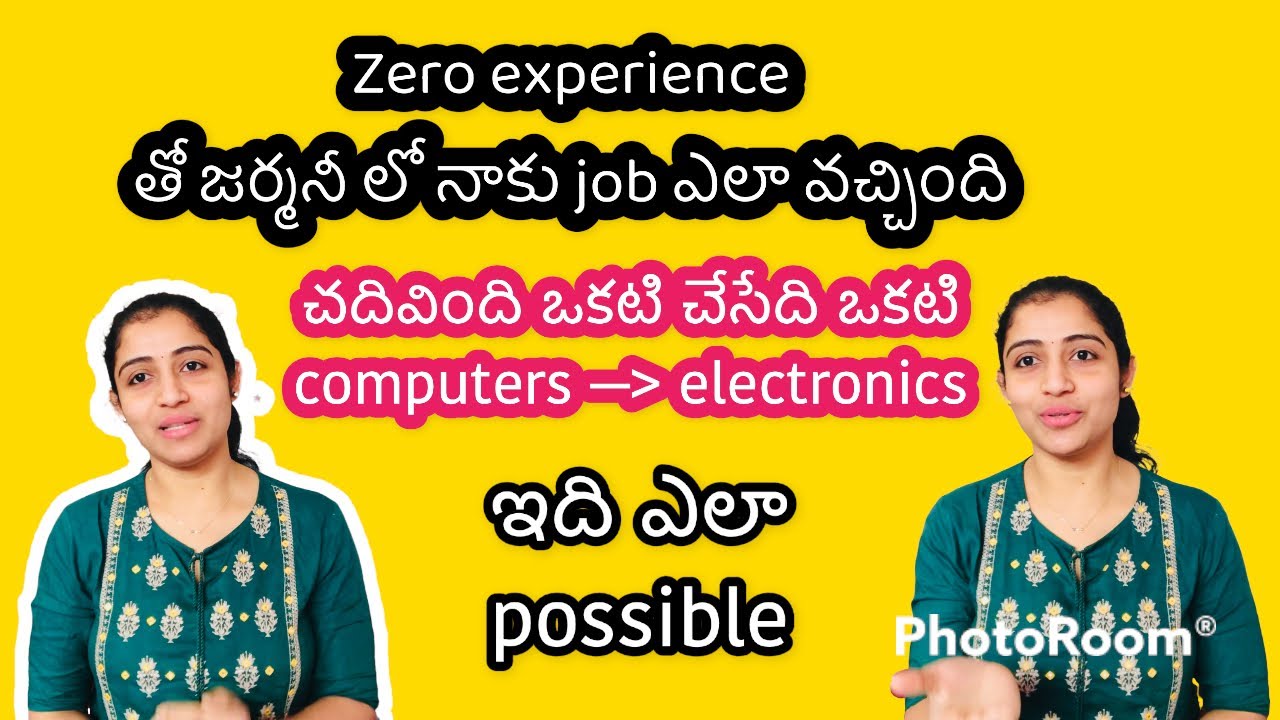 How I got job without experience in Germany @germanyloteluguammai257