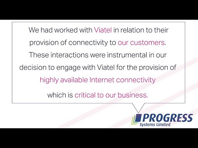 Proven Partnership with Progress Systems