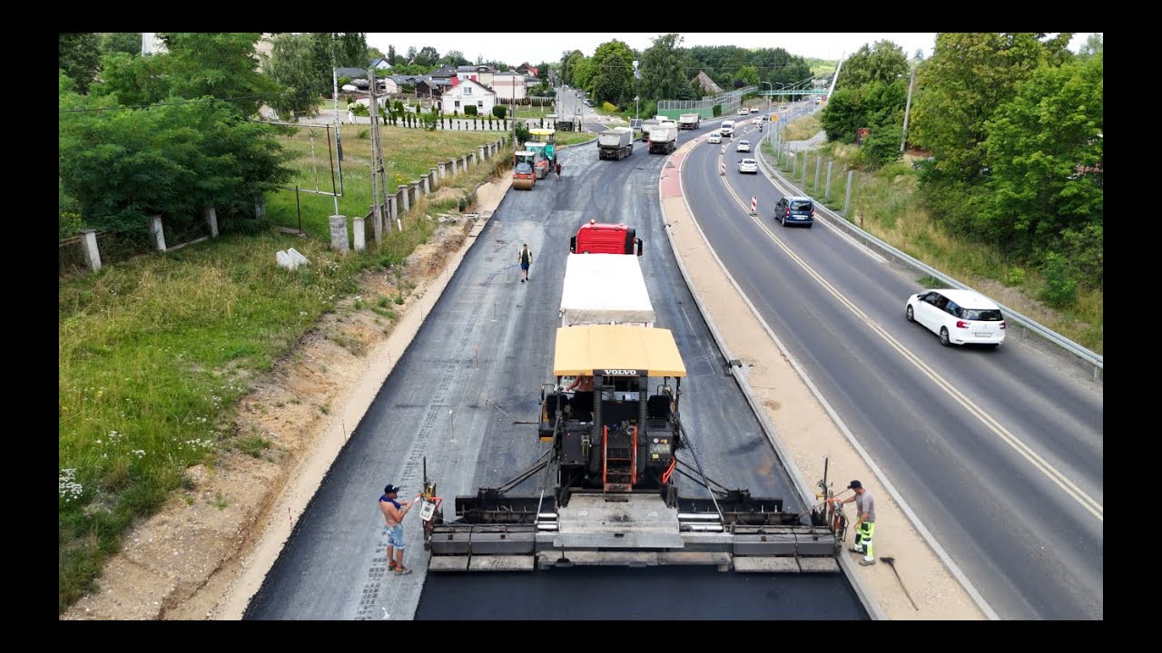 Remont DK91 - od granic Częstochowy do Poczesnej [26.07.2025] Film 4K