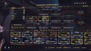 Warframe Rhino High Iron Skin Glitch