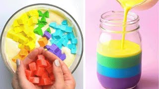 How To Make Rainbow Cake Decorating Ideas | So Yummy Cake Decorating Tutorials | Tasty Plus