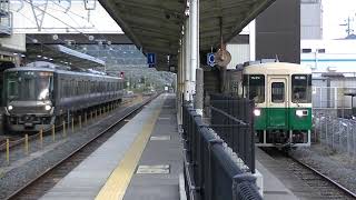 JR西日本223系と紀州鉄道KR301　御坊駅