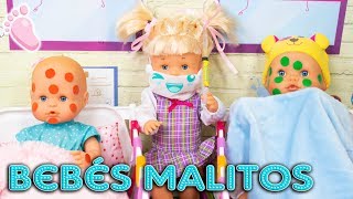 NOA Y NOE: Virus en la escuela SuperBaby! Los bebés se ponen malitos, tienen que quedarse en el cole