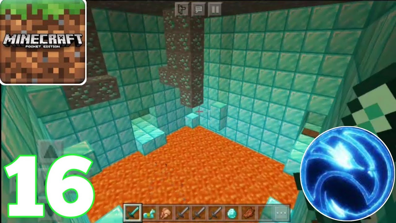 Minecraft Pocket Edition Gameplay Walkthrough Part 16 - Escape The Diamond Dungeon - (Android,iOS)