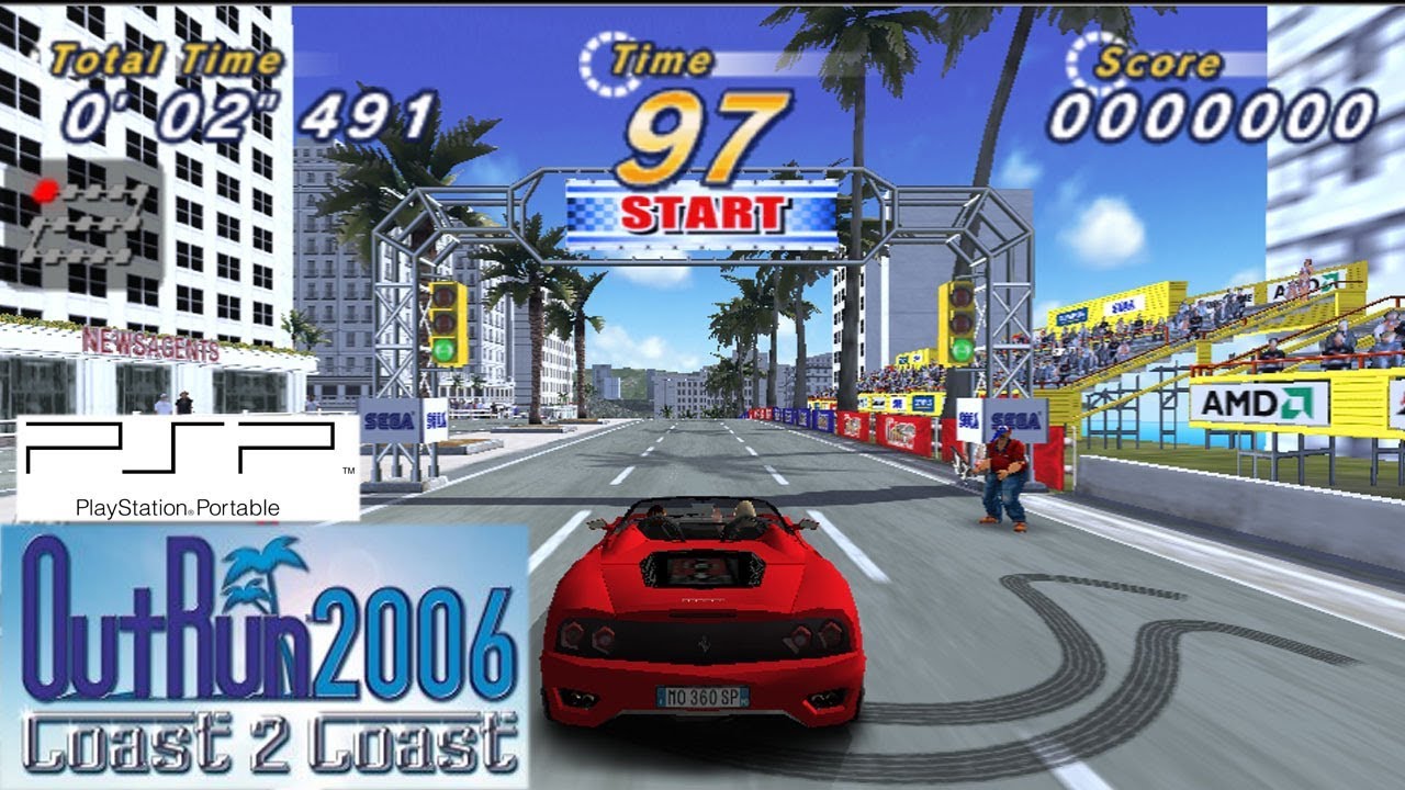 Outrun coast. Outrun 2006: Coast to Coast. Outrun 2006 PSP. Outrun 2006 Coast 2 Coast PSP. Outrun PLAYSTATION Portable.