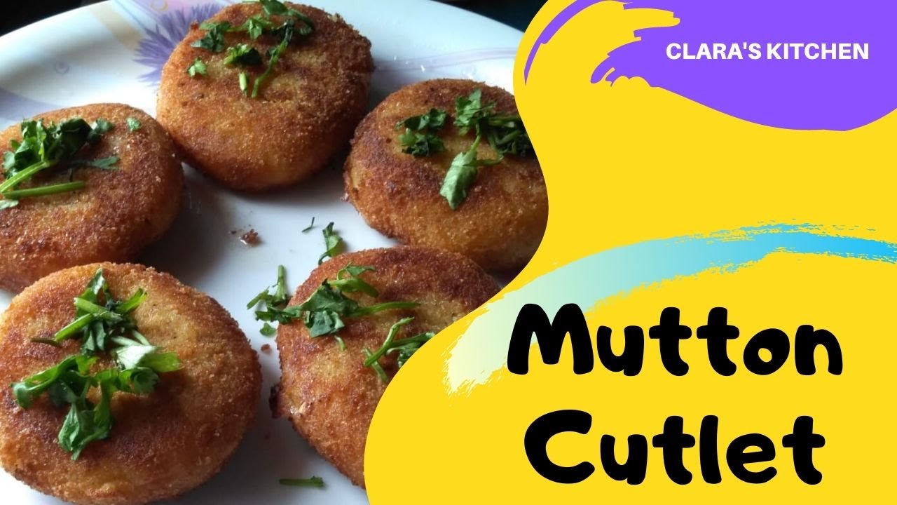 மட்டன் கட்லெட் | Mutton Keema Cutlet Recipe In Tamil | Mutton cutlet in tamil | #claraskitchen | clara