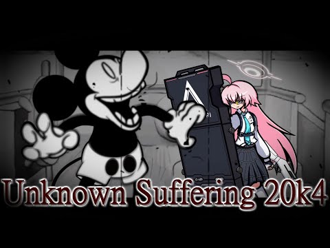 FNF Unknown Suffering 20k4 But Mickey Mouse And Hoshino Sings It Blue Archive ブルアカ