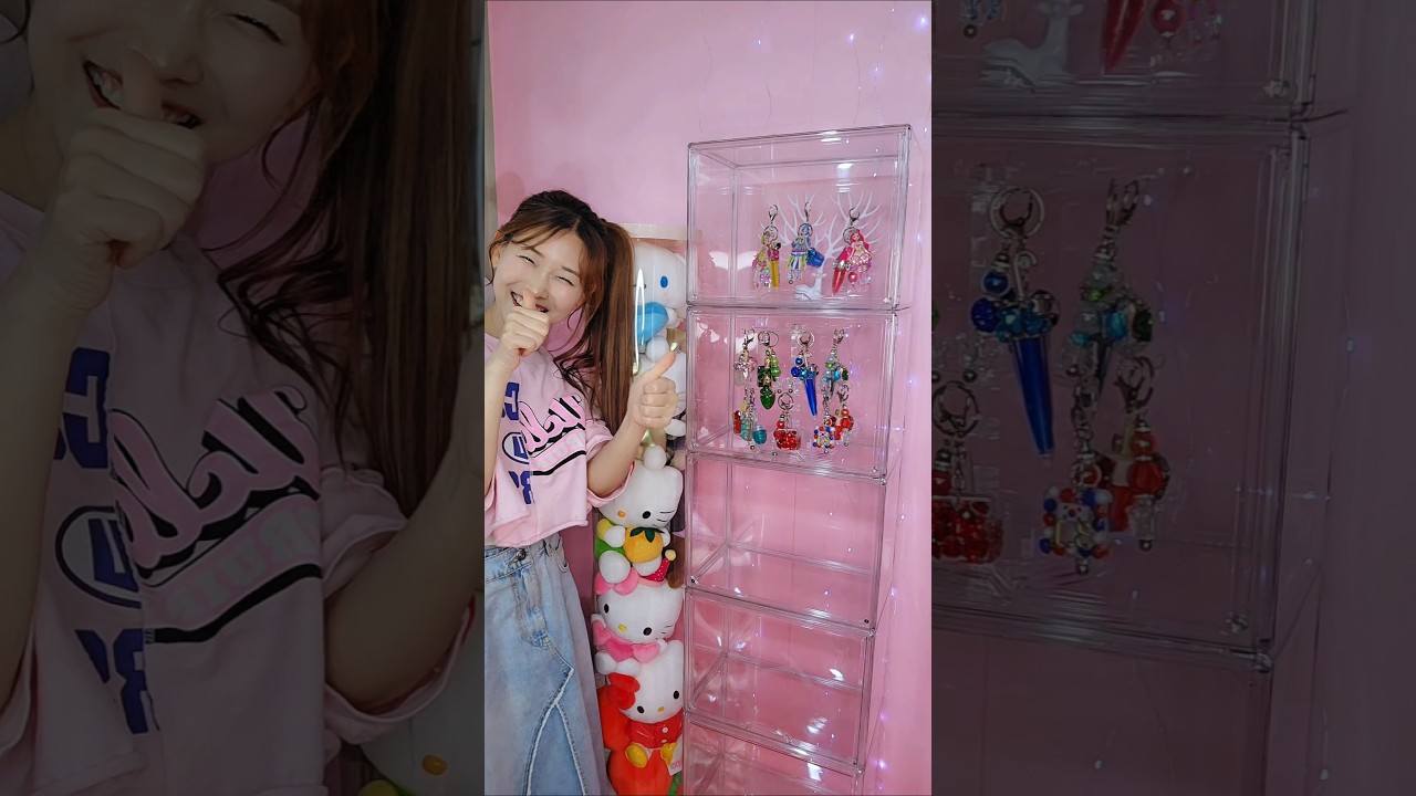 6단 투명 악세서리 정리함 만들기🤩 #청담언니 #요리하는메이크업아티스트