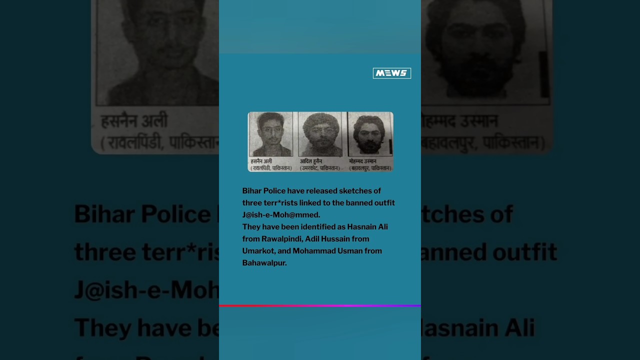 Bihar Police have issued a high alert after three terr*rists from Pakistan-based group 😲😲
