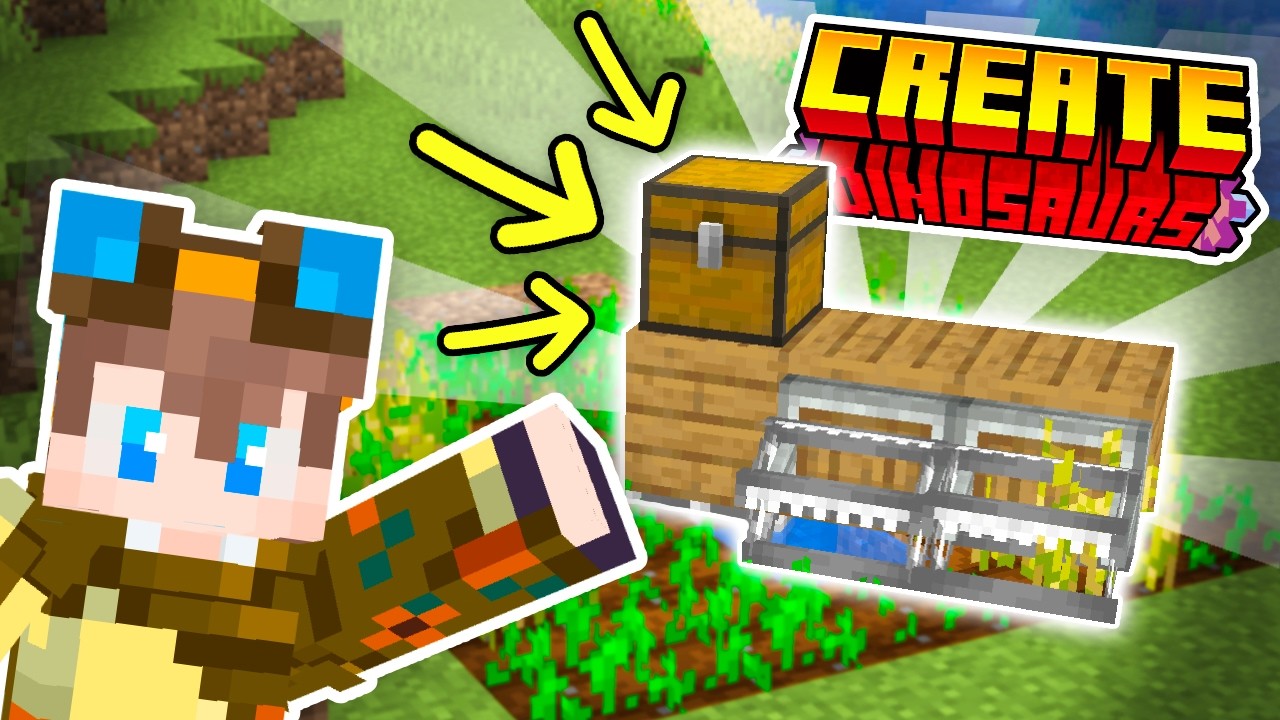 Making A Automated Wheat Farm! | Create Dinosaurs | EP 3