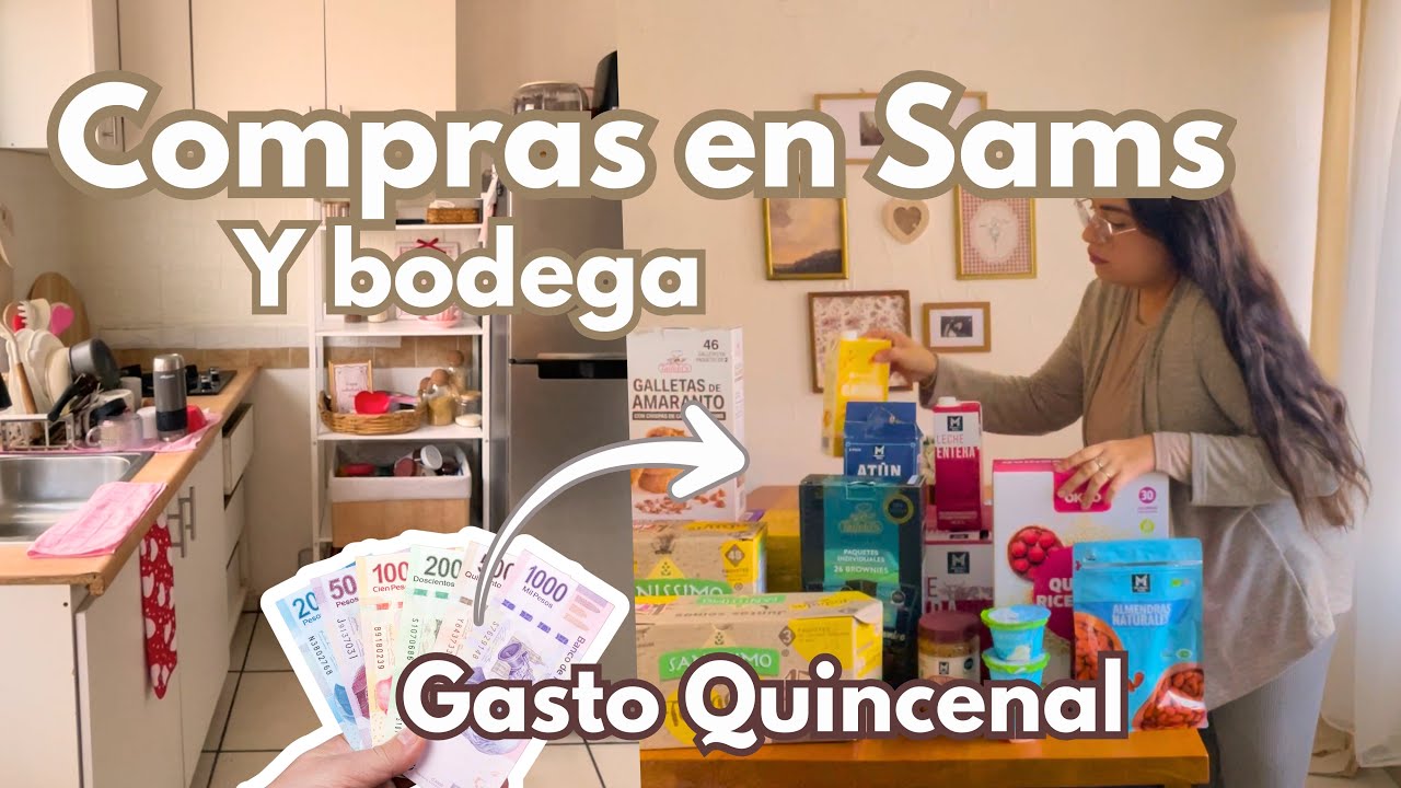 😱TODO esto para la Quincena 💰COMPRAS EN SAMS + Ideas de Comidas Saludables 🥗