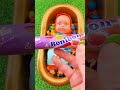 ASMR Skittles Candy & Jingle Bells with Dino