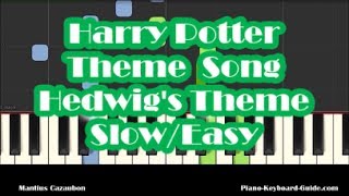 Piano Notes For Harry Potter Theme Song Hedwig S Theme Easy Tutorial How To Play - papers please theme piano roblox easy