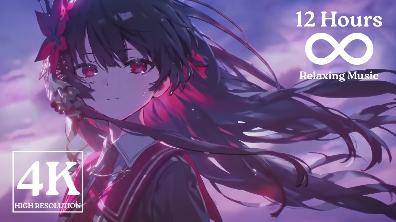 Crimson Tears💧 Wallpaper Loop | Perfect Screensaver | 12 Hours 4K 