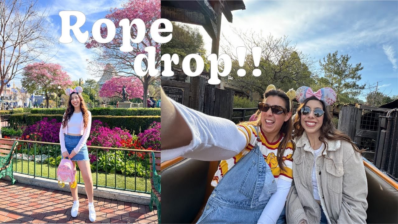 Rope dropping at Disneyland! YouTube