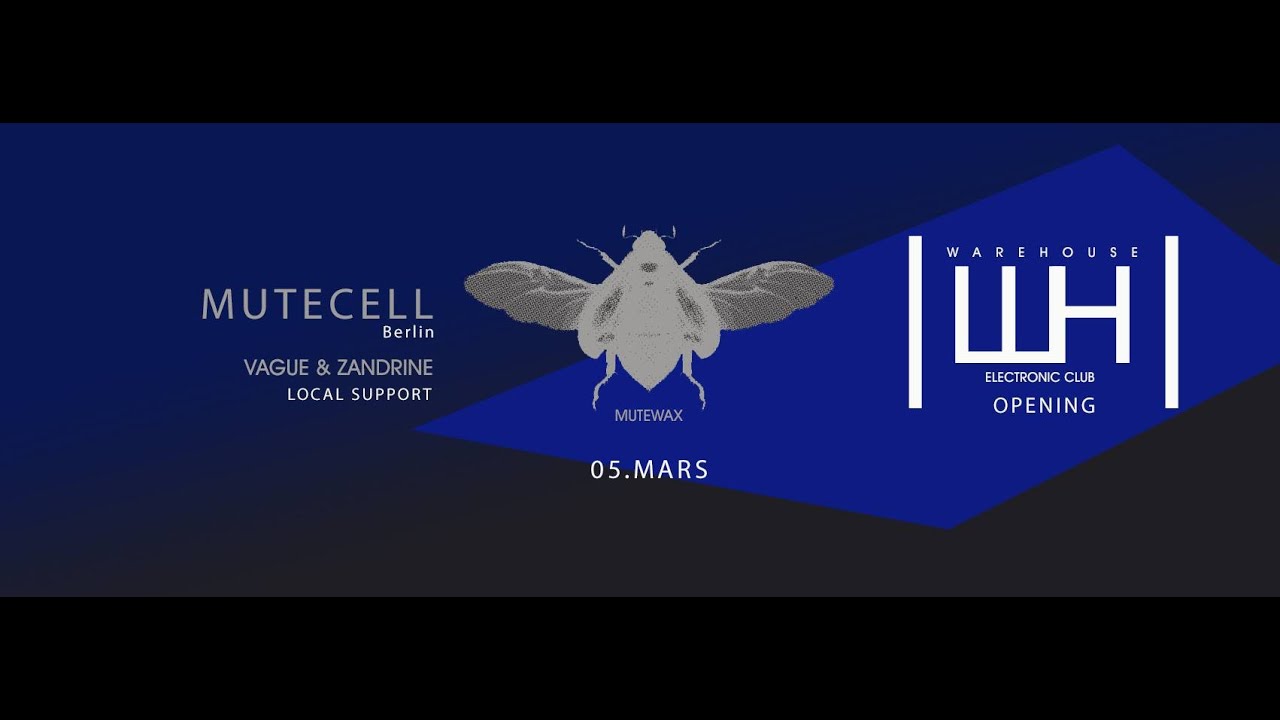 Mutecell DJ Set @ Warehouse Club opening, Saint-Gilles, île de la Réunion (05.03.2016)