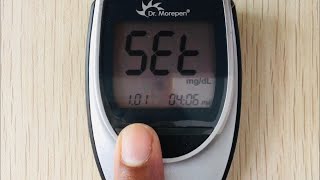 How To Change Setup Time And Date In Dr Morepen Gluco One Bg-03 Glucometer