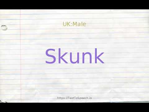 skunk synonyms, antonyms and definitions, Online thesaurus, 