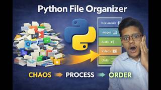 Organize 1000+ Messy Files in 2 Seconds! (Python Automation)