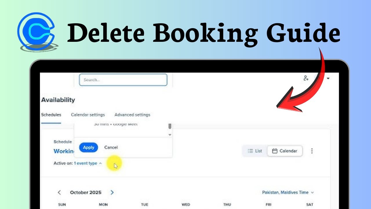 How to delete an event in Calendly (Booking Delete)