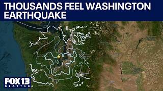 Earthquake in WA: 9,100 people feel 4.2 magnitude quake | FOX 13 Seattle