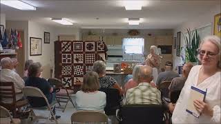 CCHGS - June 2026 meeting - Underground railroad symbolism within Quilts