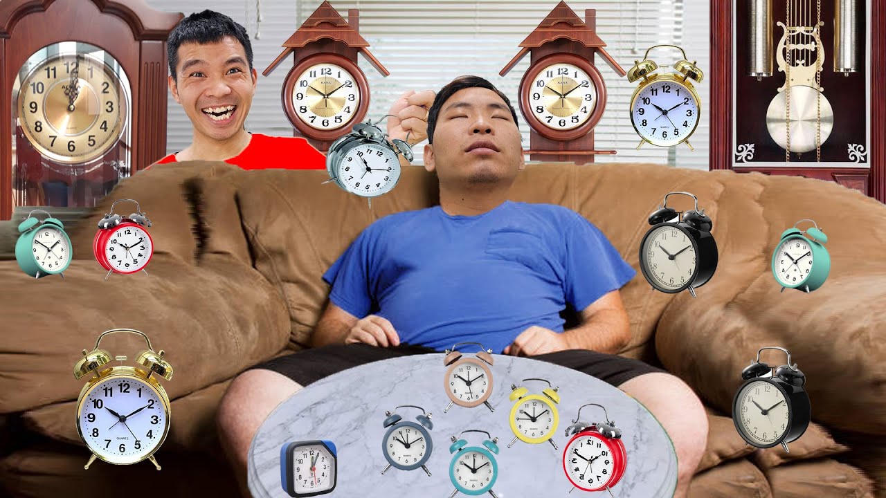 PHD | Troll Đặt Đồng Hồ Báo Thức Kín Giường Khi Đang Ngủ | Alarm Clock Around the Bed's Banner