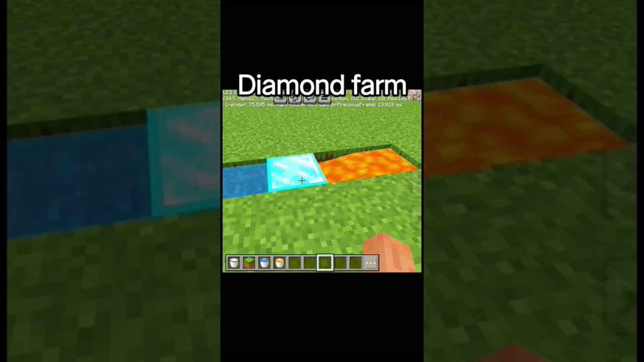 Minecraft build Diamond farm