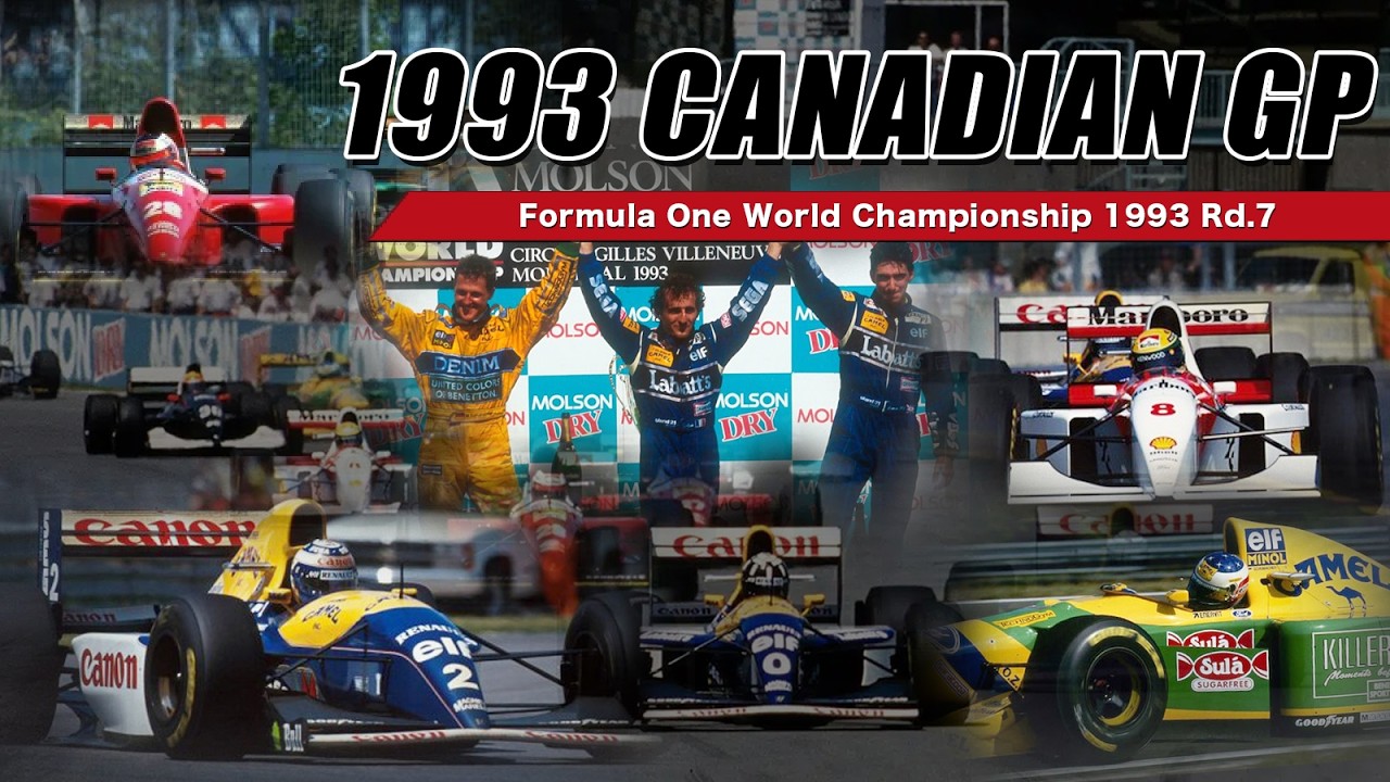 F1 1993 カナダGP 決勝 Canadian GP Full Race 1993 - YouTube